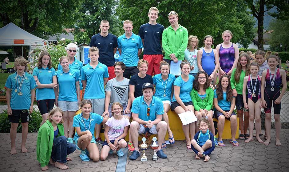 Die Mannschaft der SGO bei den Kreismeisterschaften in Rottach-Egern